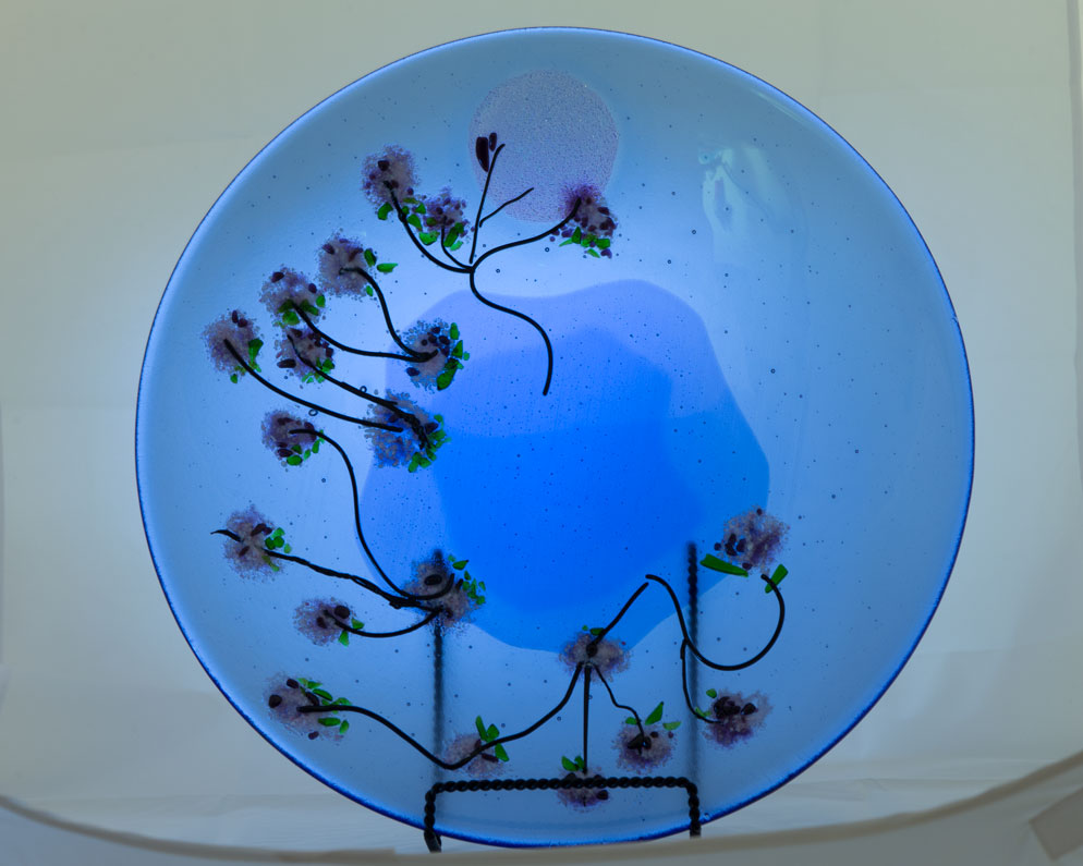 Cherry Blossoms Plate by J. Vincent